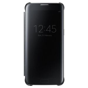 Funda Clear View para Samsung Galaxy S7 - Negro