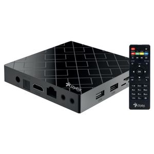 Tv box STYLOS Smart 4k Ultra HD 2GB 16GB Android 9.0 HDMI USB WIFI