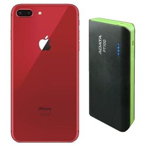 iPhone 8 Plus Reacondicionado 64gb Rojo + Power Bank 10,000mah